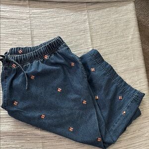 Baxter & Well Woman Blue and Pink Relaxed Fit Bermuda Shorts Size 1X